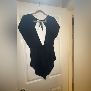 ASOS Black Plunge Bodysuit